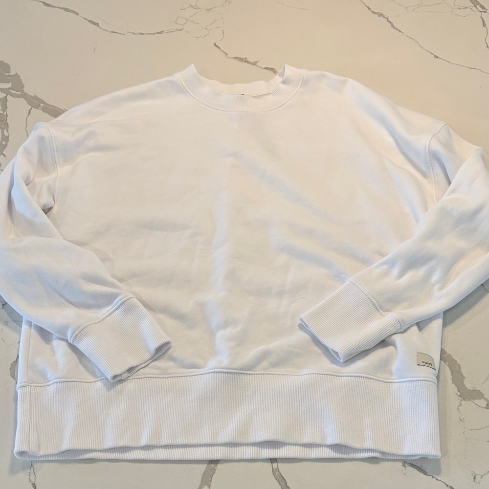 Vuori women's White Crewneck Sweater